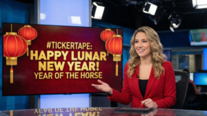 TickerTape 168 - News Anchor, Lunar New Year 2026 themed.